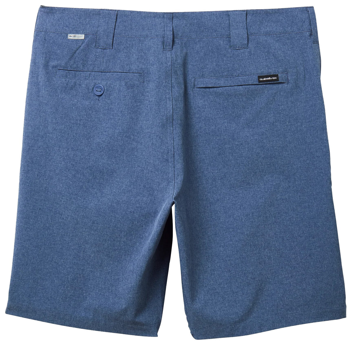 Quiksilver Union Heather 20" Amphibian Hybrid Shorts - Indigo Mist – back view