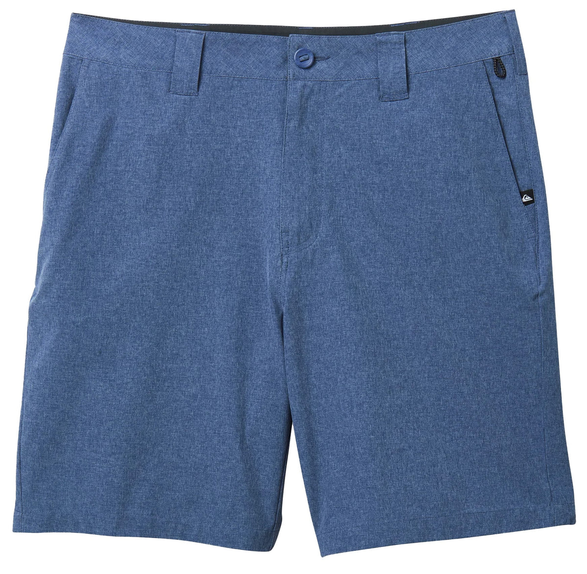 Quiksilver Union Heather 20" Amphibian Hybrid Shorts - Indigo Mist