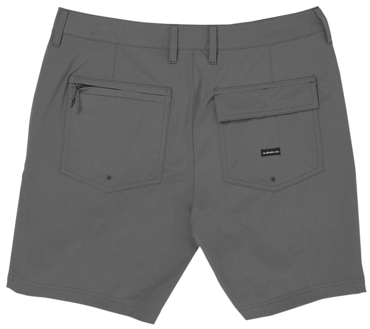 Quiksilver Men’s Transit Amphibian Hybrid Shorts - 19" Stretch Walkshorts, Iron Gate – back view