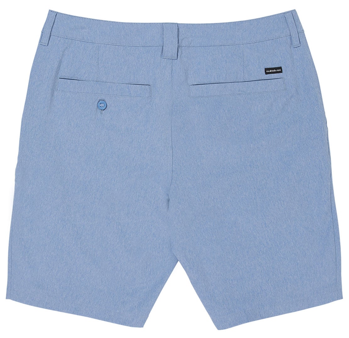 Quiksilver Men’s Union Heather Amphibian 19" Hybrid Shorts Walkshorts - Riviera – back view