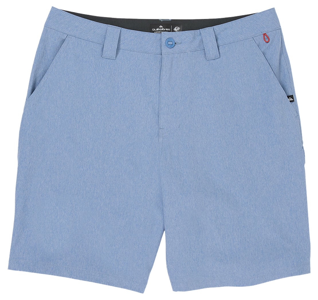 Quiksilver Men’s Union Heather Amphibian 19" Hybrid Shorts Walkshorts - Riviera