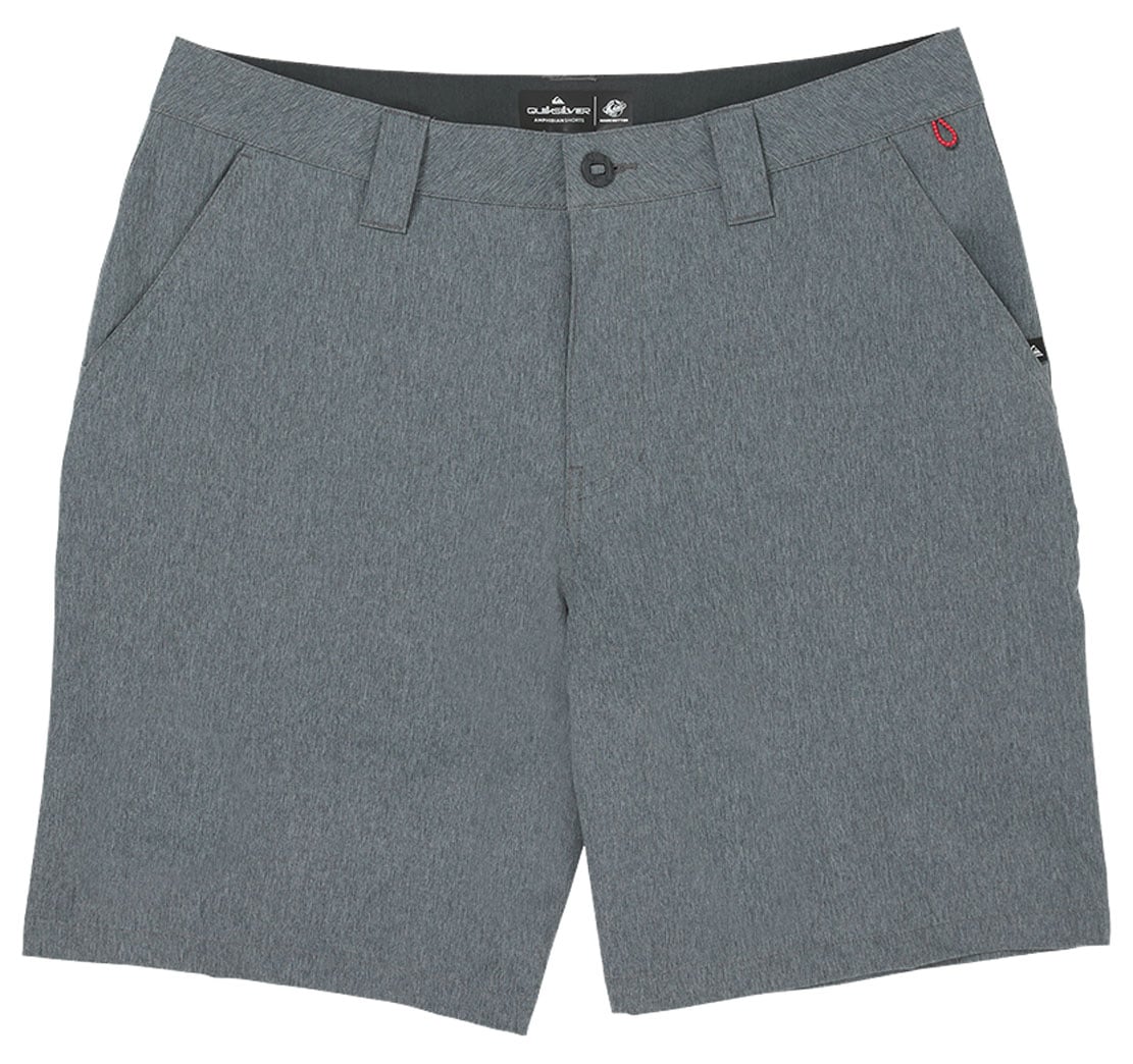 Quiksilver Men’s Union Heather Amphibian 19" Hybrid Shorts Walkshorts - Black