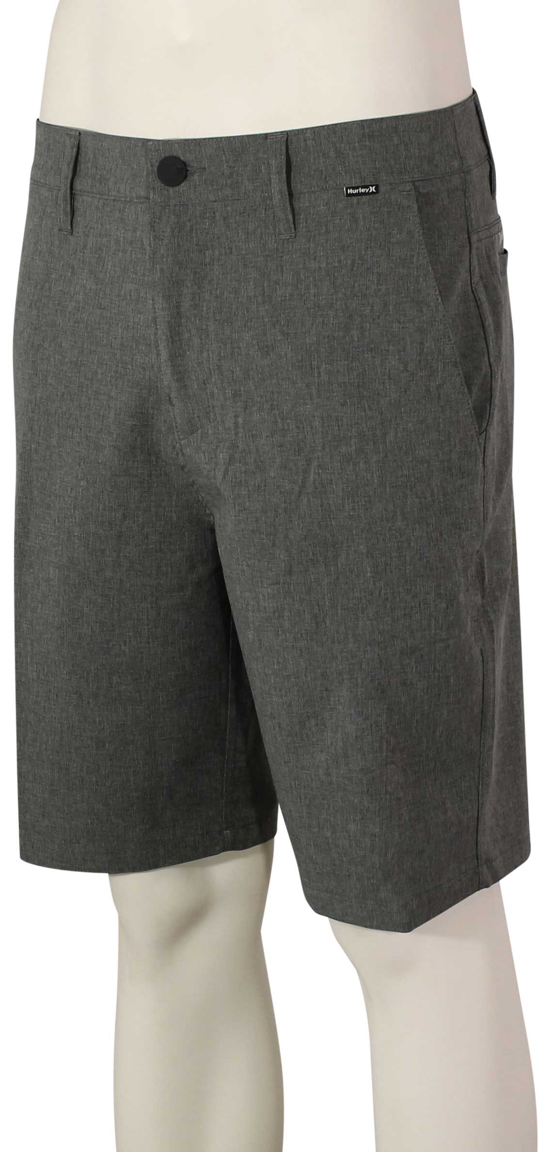 Hurley Phantom 20" Hybrid Shorts - Black Heather