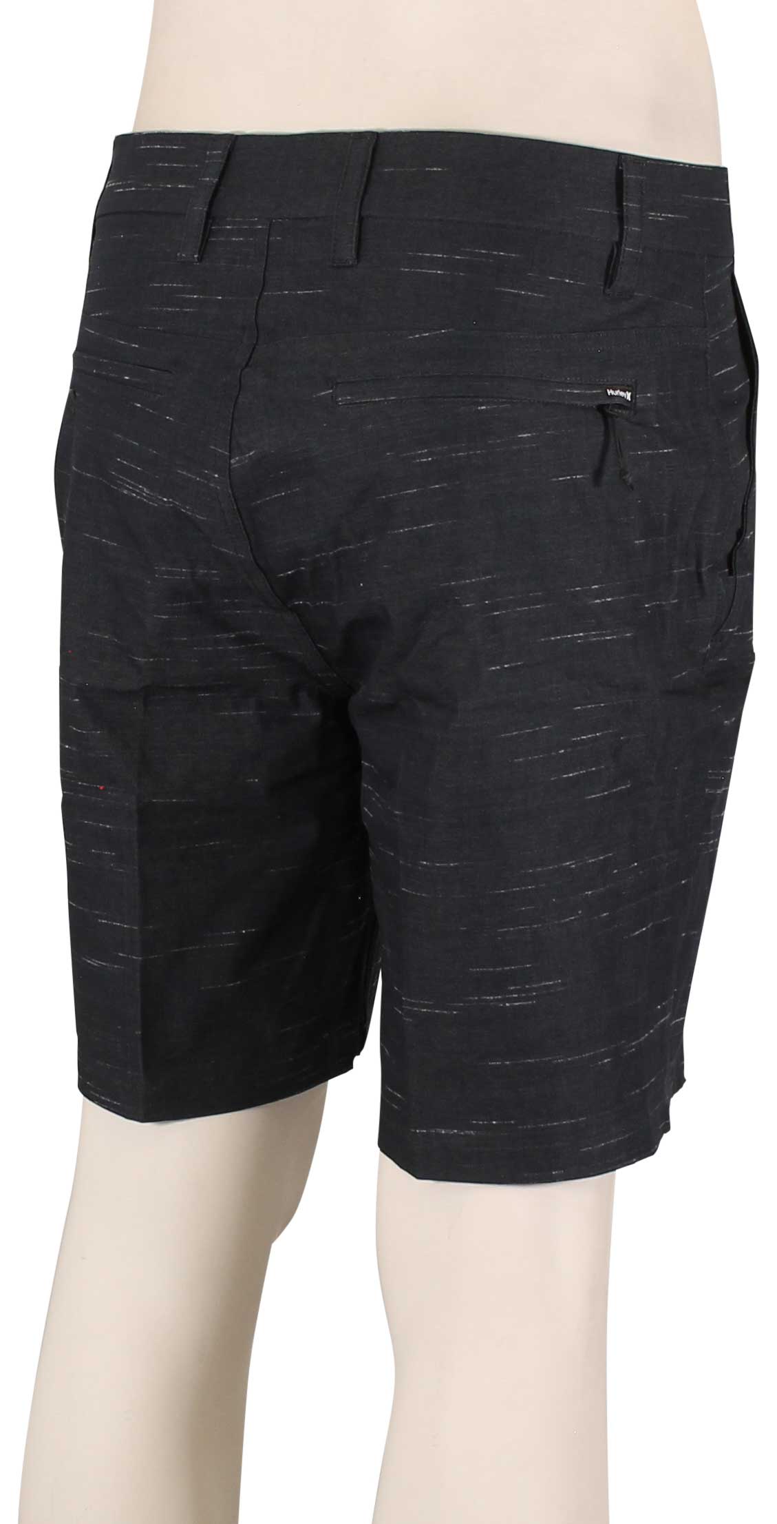 Hurley H2O-DRI Cole 19" Walk Shorts - Black – back view