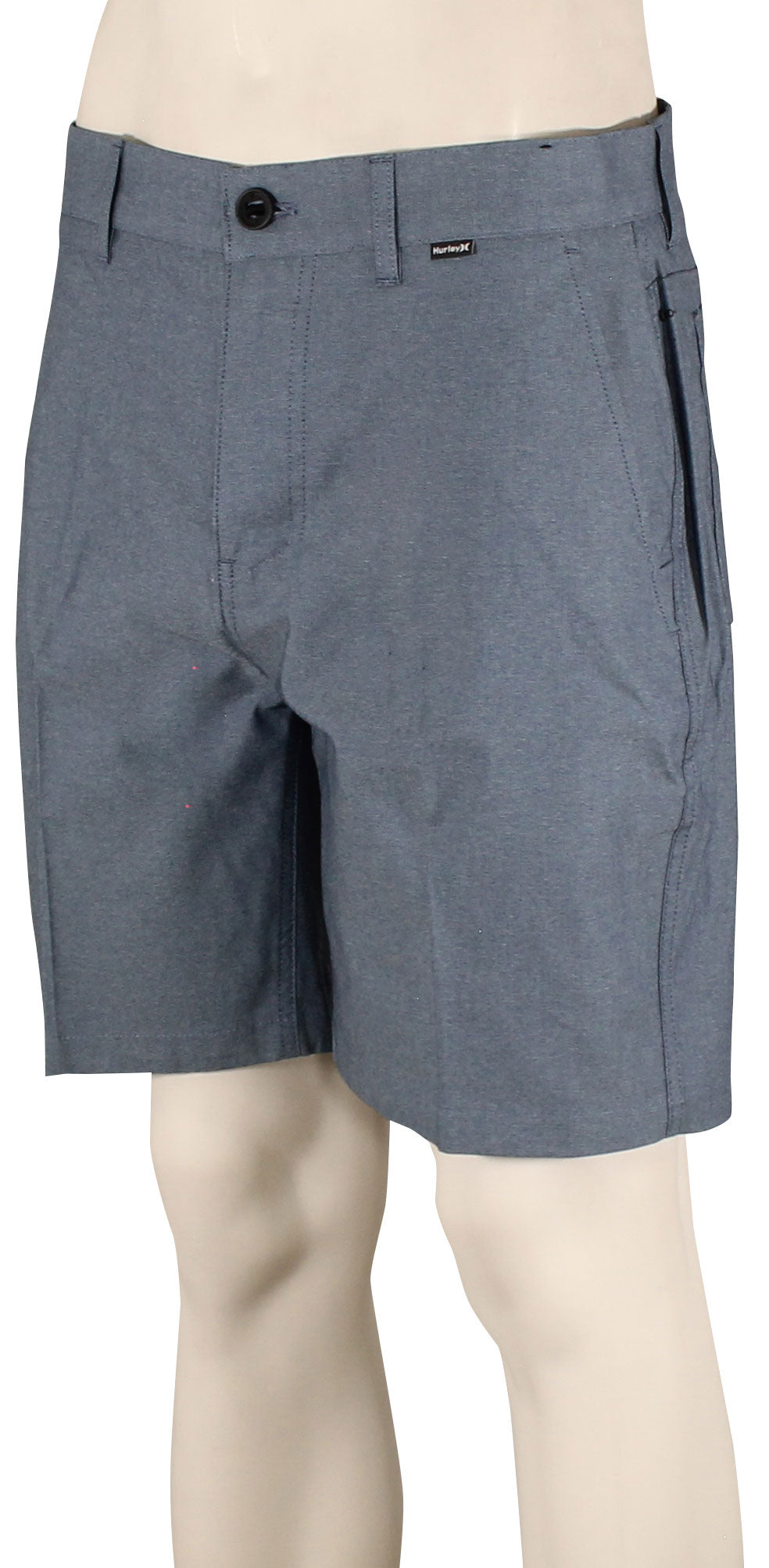 Hurley H2O-DRI Vapor Chino Shorts - Medium Blue, front view