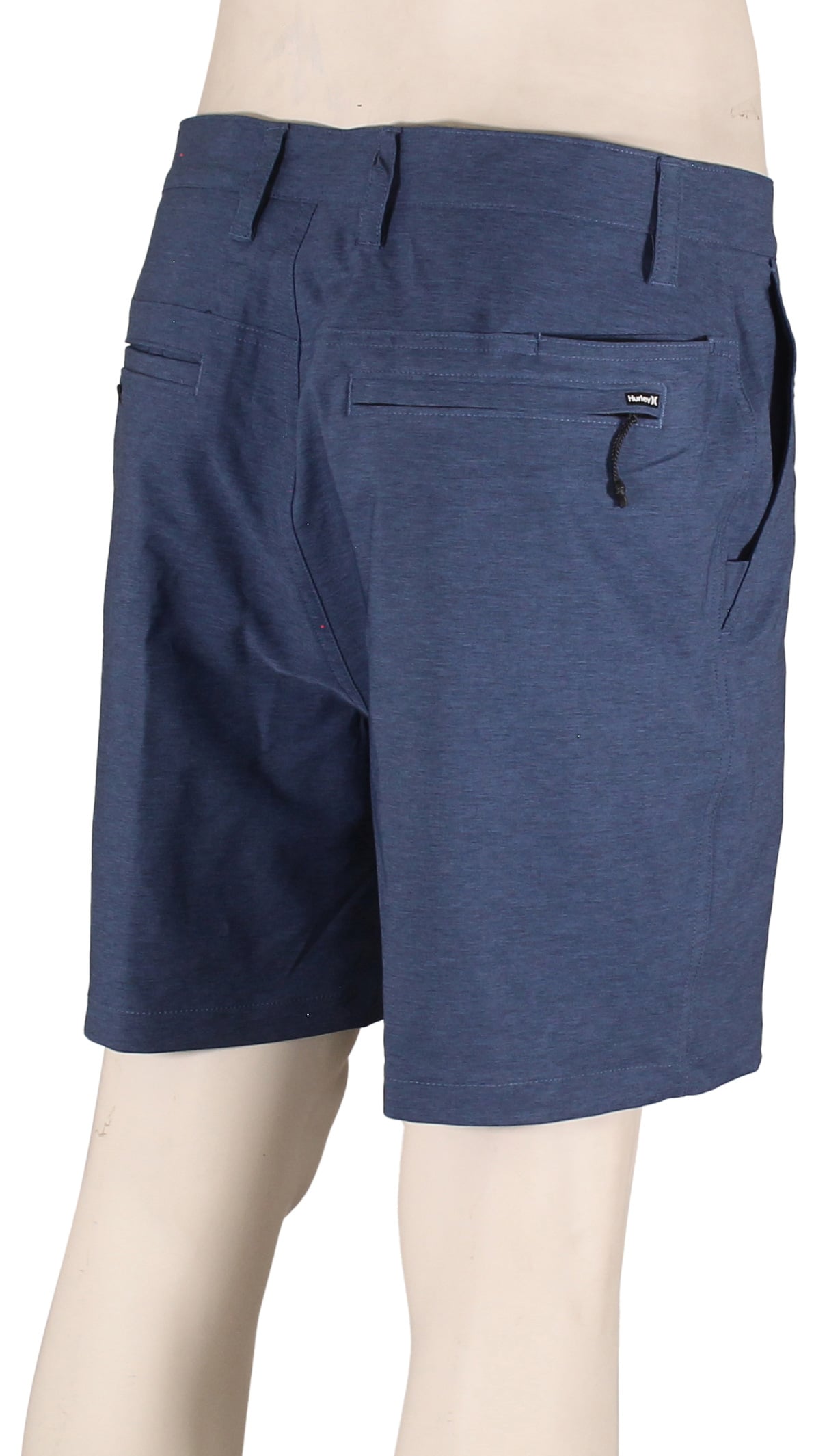Hurley Phantom Heather 18" Walk Shorts - Obsidian – back view