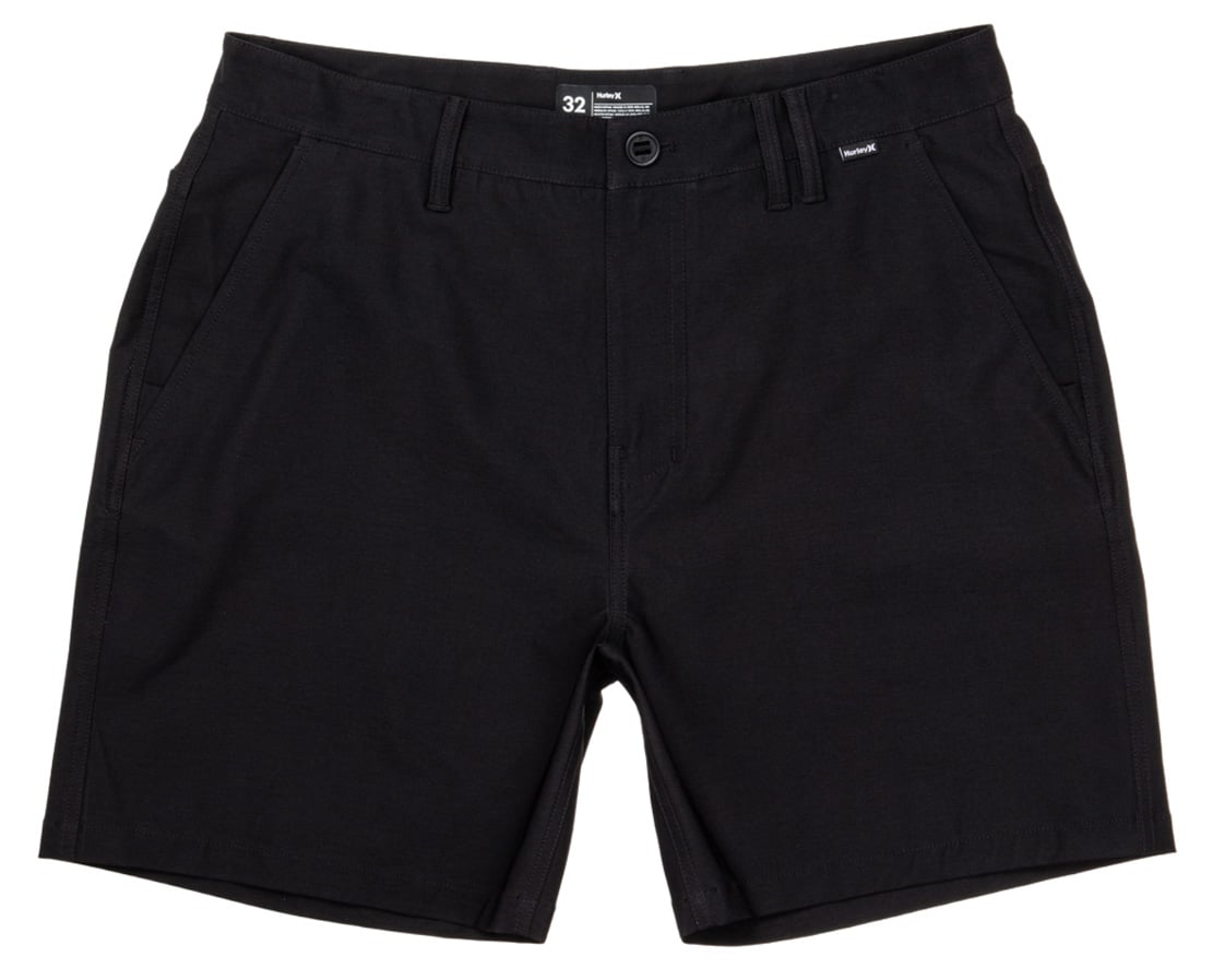 Hurley Phantom Heather 18" Walk Shorts - Black