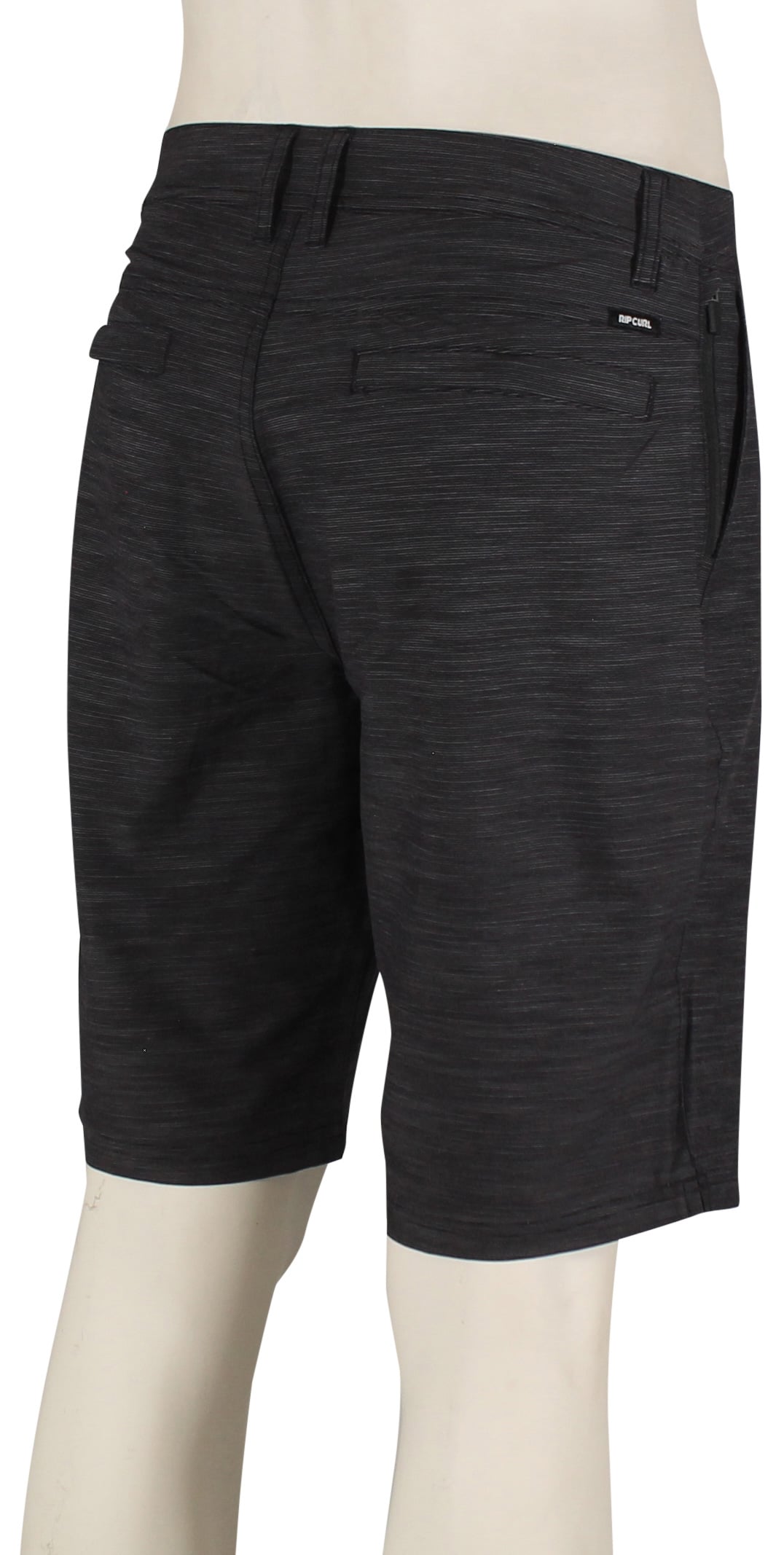Rip Curl Jackson 20" Boardwalk Hybrid Shorts - Black – back view
