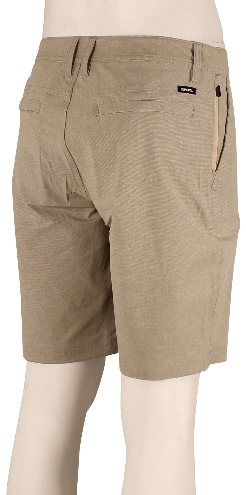 Rip Curl Phase 19" Boardwalk Hybrid Shorts - Khaki – back view