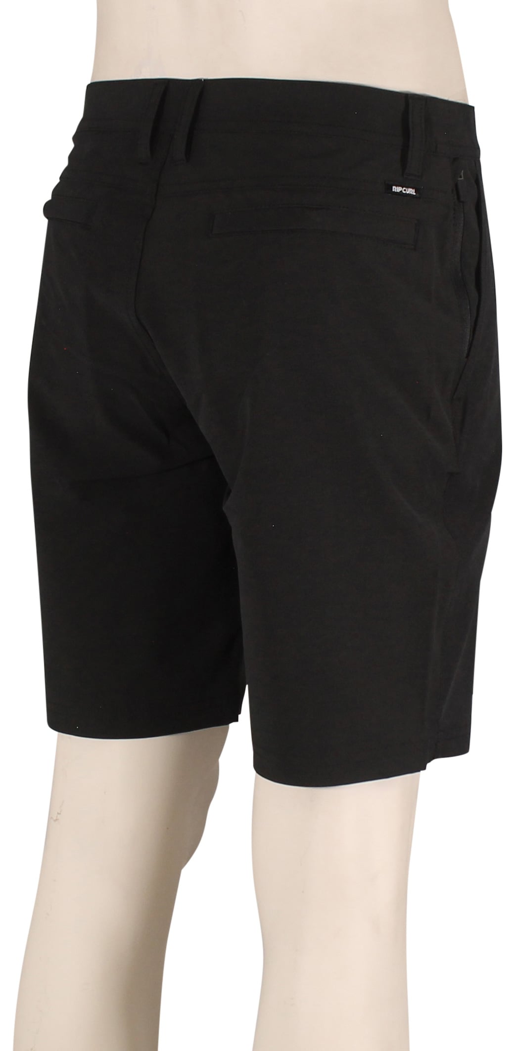 Rip Curl Phase 19" Boardwalk Hybrid Shorts - Black – back view