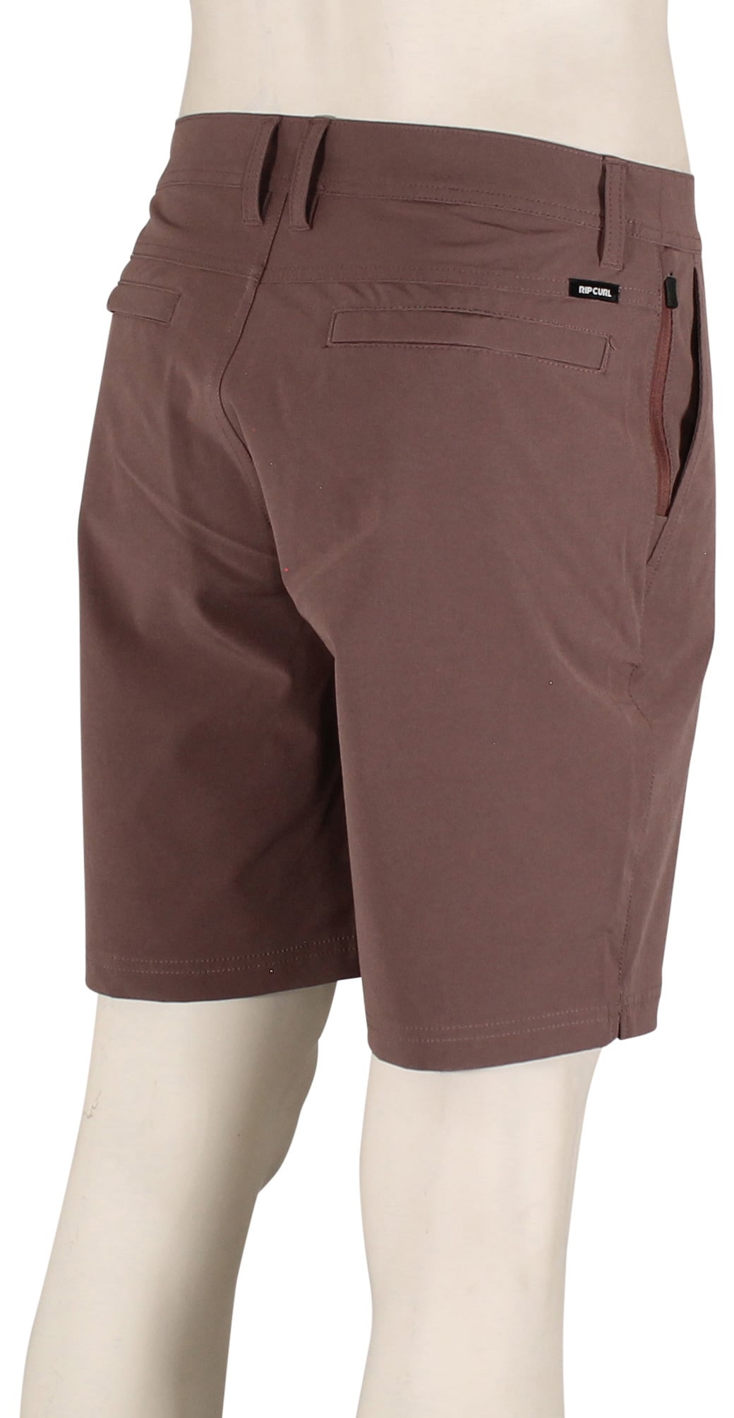 Rip Curl Phase 19" Boardwalk Hybrid Shorts - Mushroom Rock – back view