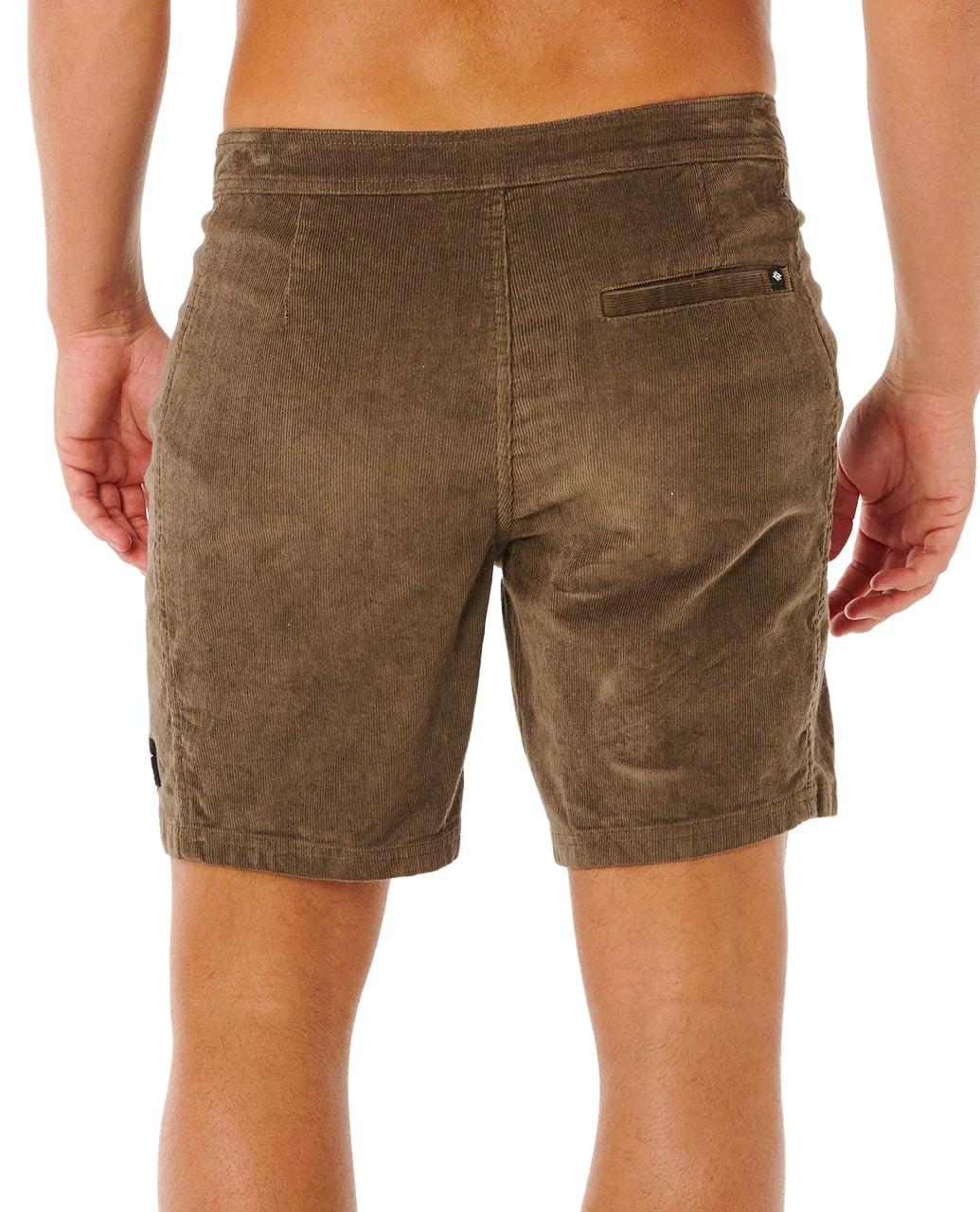 Rip Curl Surf Cord 18" Men's Walk Shorts - Rock – back view
