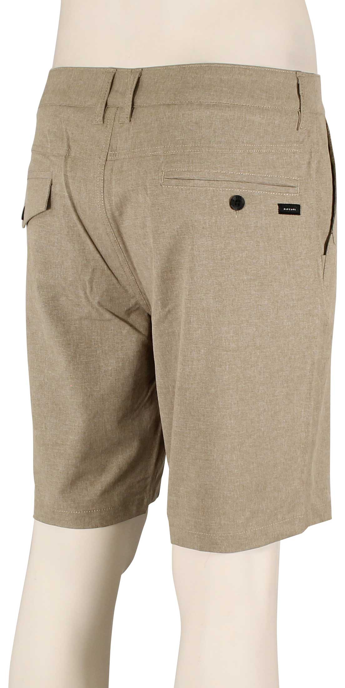 Rip Curl Phase 19" Boardwalk Hybrid Shorts - Classic Khaki – back view