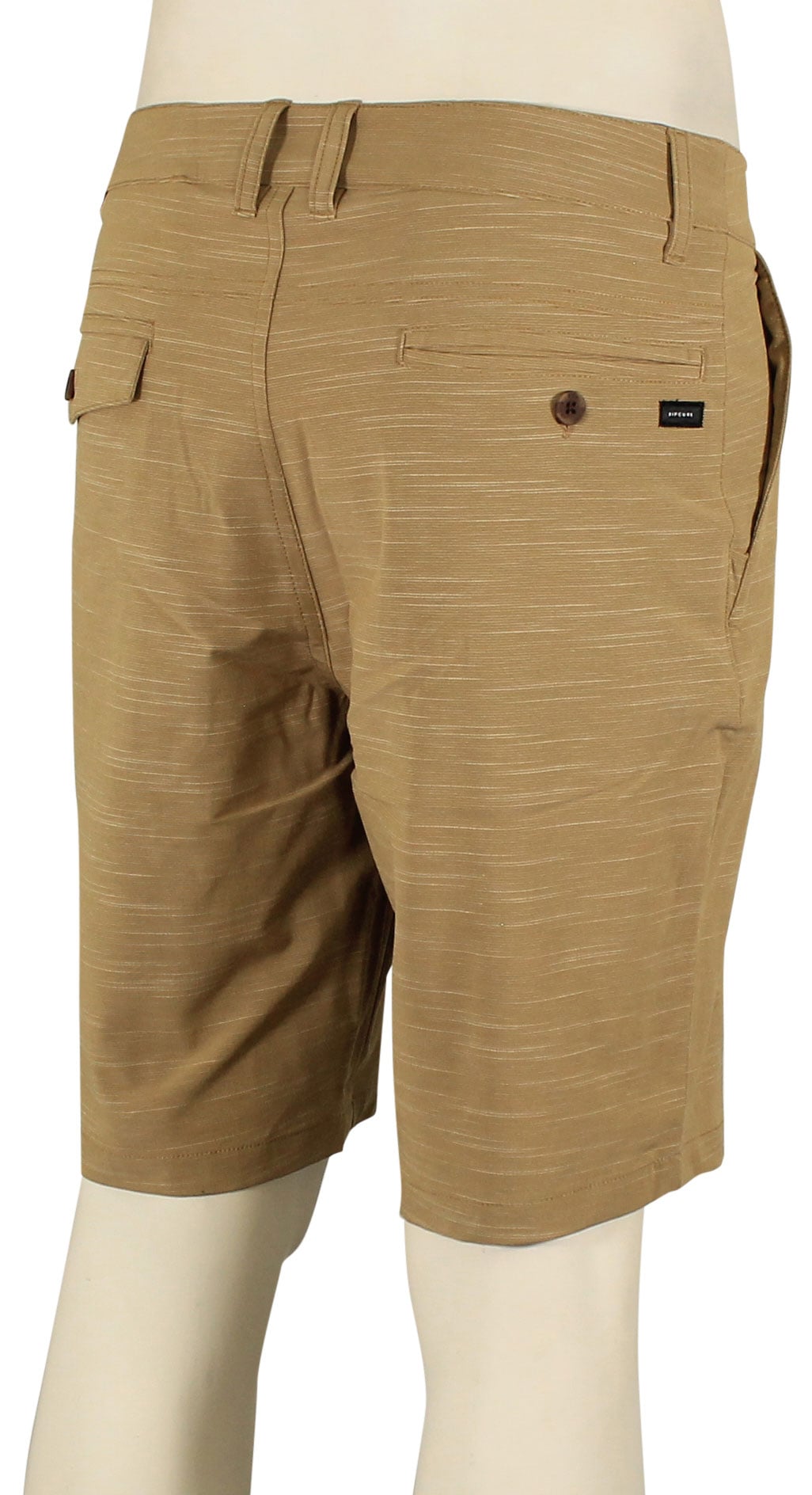 Rip Curl Jackson 20" Boardwalk Hybrid Shorts - Dark Khaki – back view