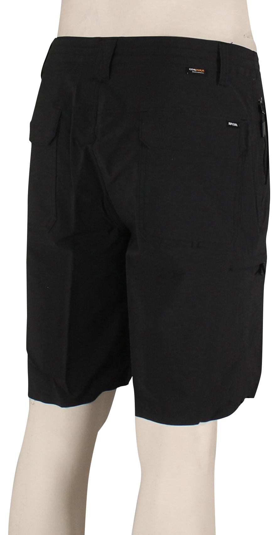 Rip Curl Boardwalk Global Entry 19" Walk Shorts - Original Black – back view