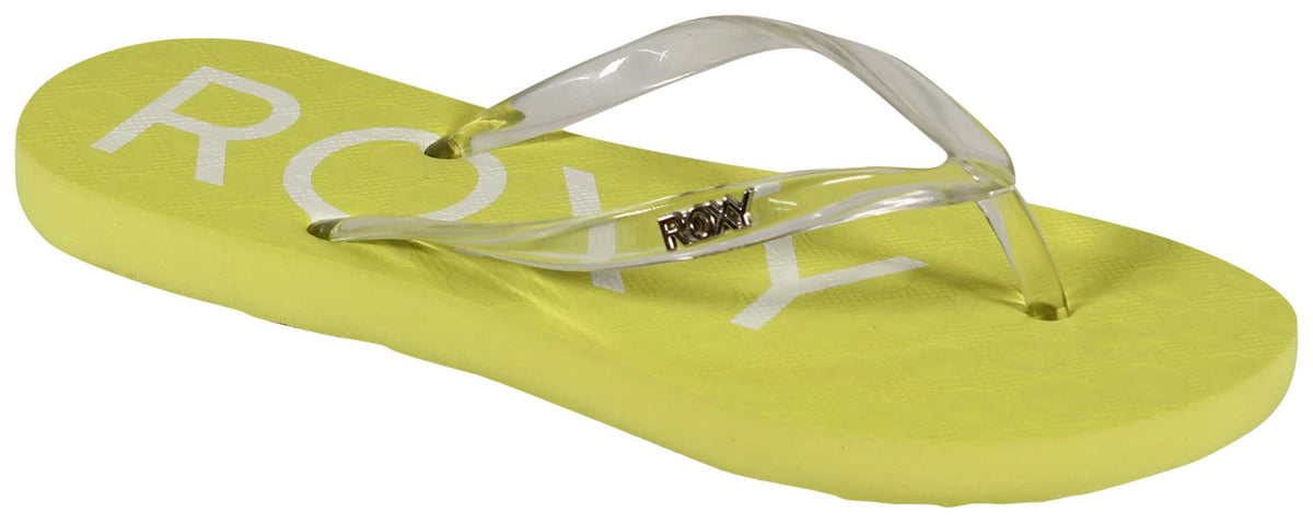 Roxy Girl's Viva Jelly Sandal - Neon Yellow