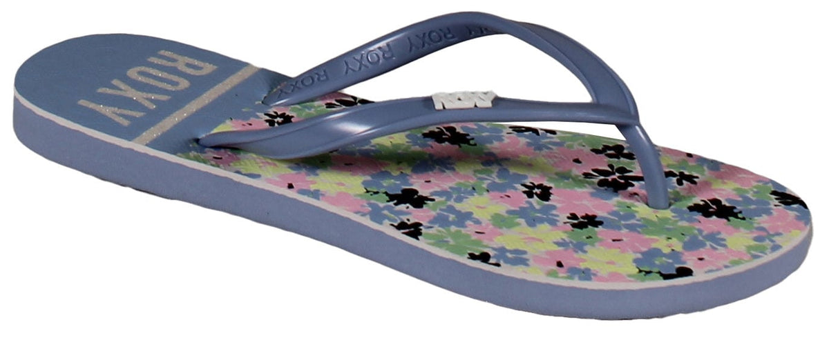 Roxy Girl's Viva Stamp Sandal - Blue / Pink