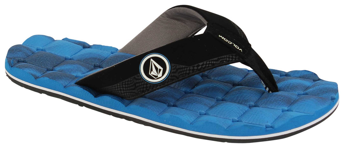 Volcom Boy's Recliner Sandal - Real Marina Blue