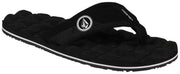 Volcom Boy's Recliner Sandal - Black / White