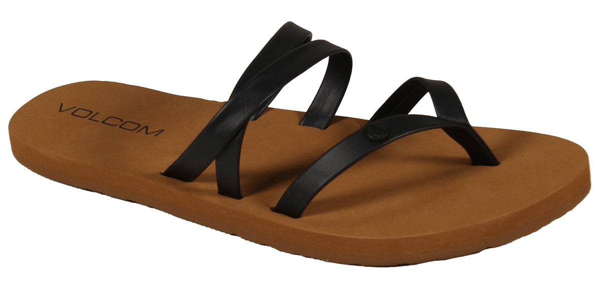 Volcom Girl's Easy Breezy Sandal - Black