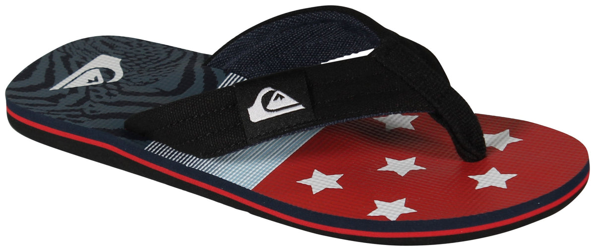 Quiksilver Boy's Molokai Layback Sandal - Blue 3