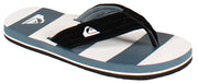 Quiksilver Boy's Moncata Layback Sandal - Grey / Blue / White