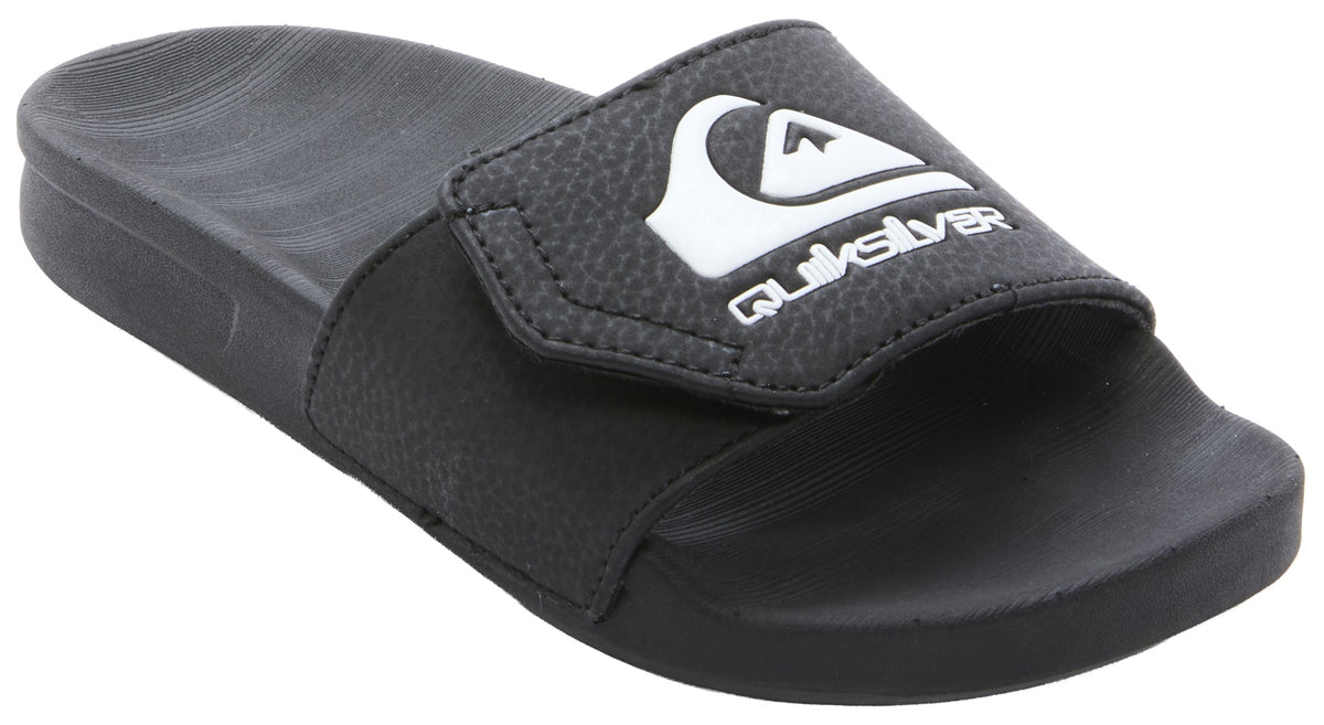 Quiksilver Sunset Slide Adjustable Boy's Sandal - Black
