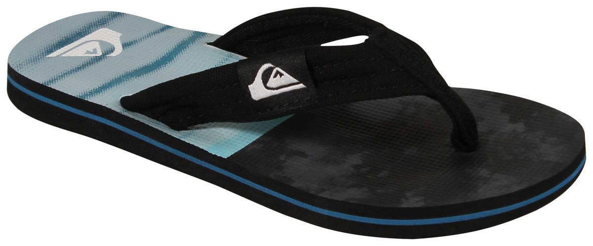 Quiksilver Boy's Molokai Layback Sandal - Black 4