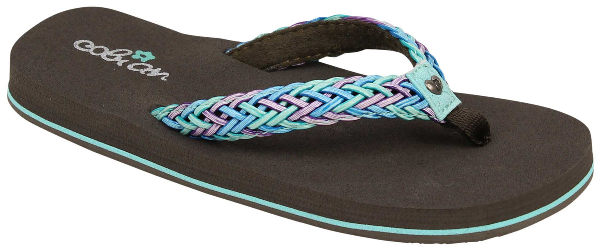 Cobian Girl's Lil Lalati Sandal - Aqua