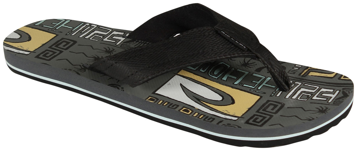 Rip Curl Kid's Ripper Sandal - Black / Mint