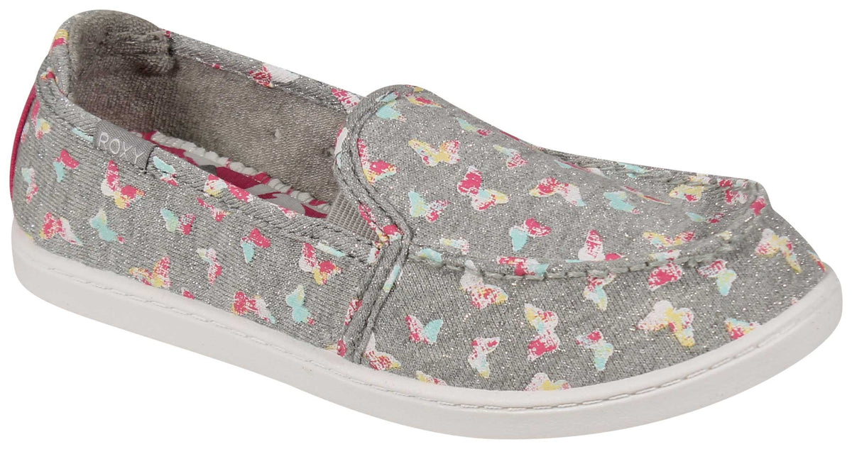Roxy Girl's Minnow Shoe - Grey / Pink