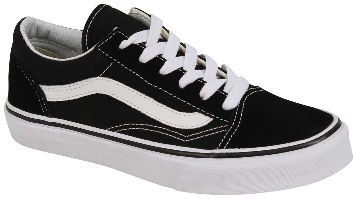 Vans Kid's Old Skool Shoe - Black / White - Toddler 12