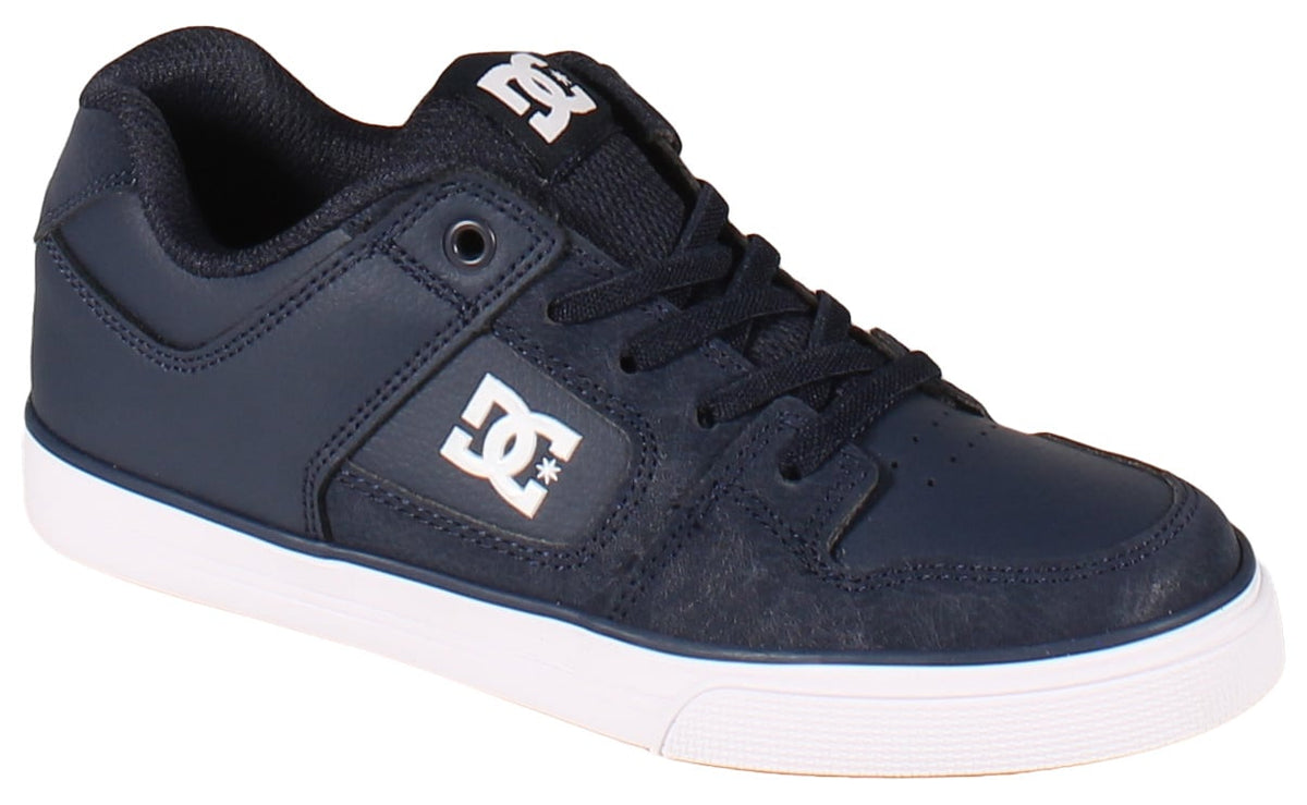 DC Kid's Pure Elastic Shoe - Navy / White