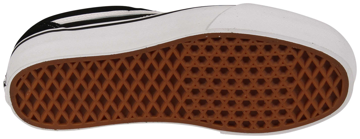 Vans Old Skool Platform Women's Shoe - Black / White – sole view