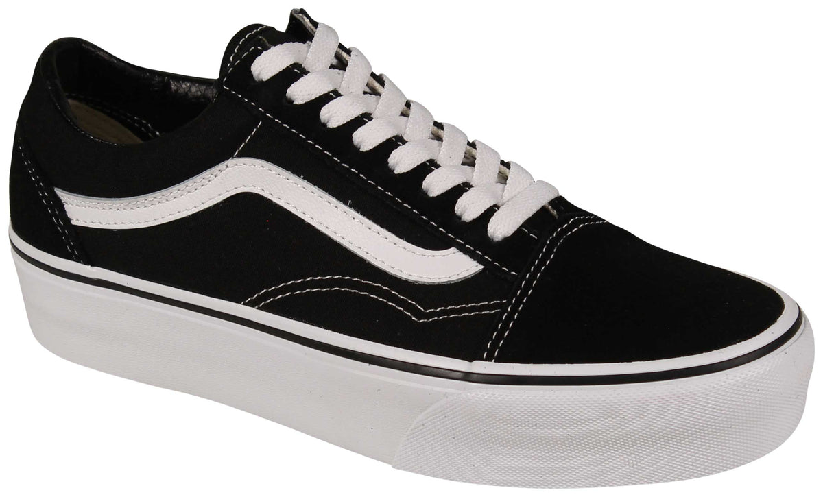 Vans Old Skool Platform Women's Shoe - Black / White