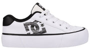 DC Women's Chelsea Platform Shoe - White / Black