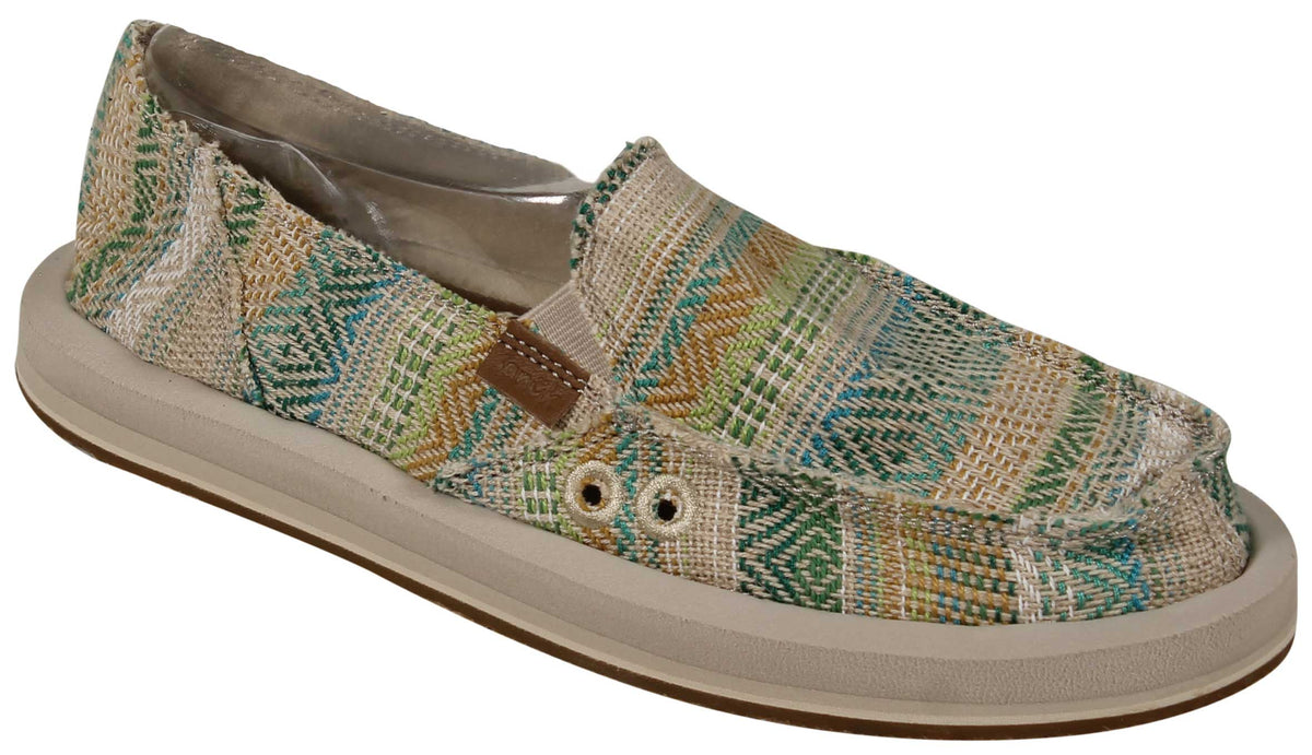 Sanuk Donna Soft Top Artesano - Blue Green