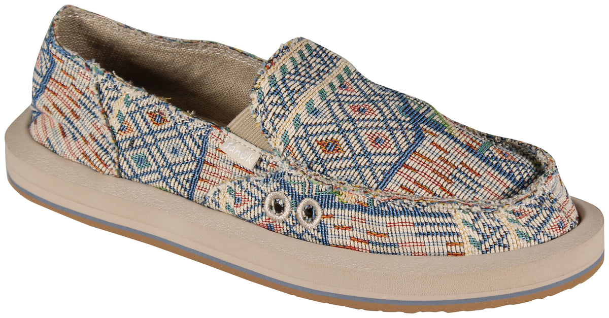 Sanuk Donna ST Patchwork Sidewalk Surfer - Multi