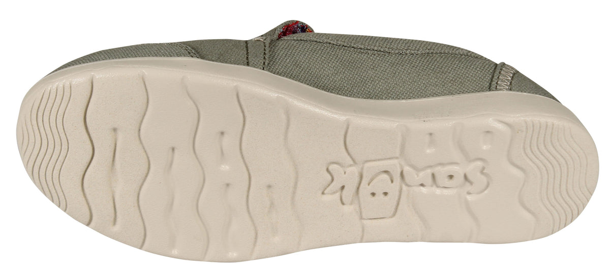 Sanuk Sidewalk Surfer Lite - Sage – sole view