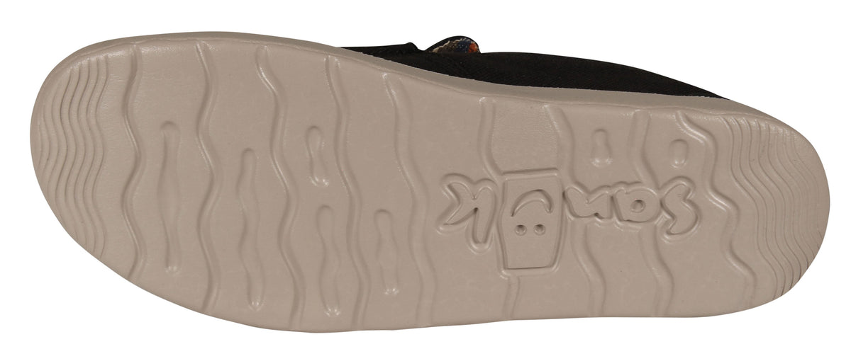 Sanuk Sidewalk Surfer Lite - Classic Black – sole view