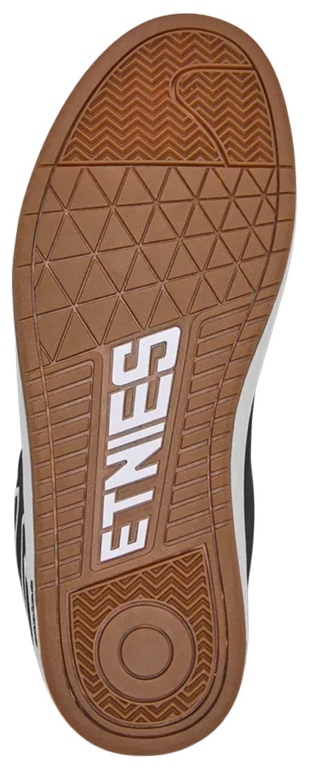 Etnies Fader Men's Shoe - Black / White – sole view