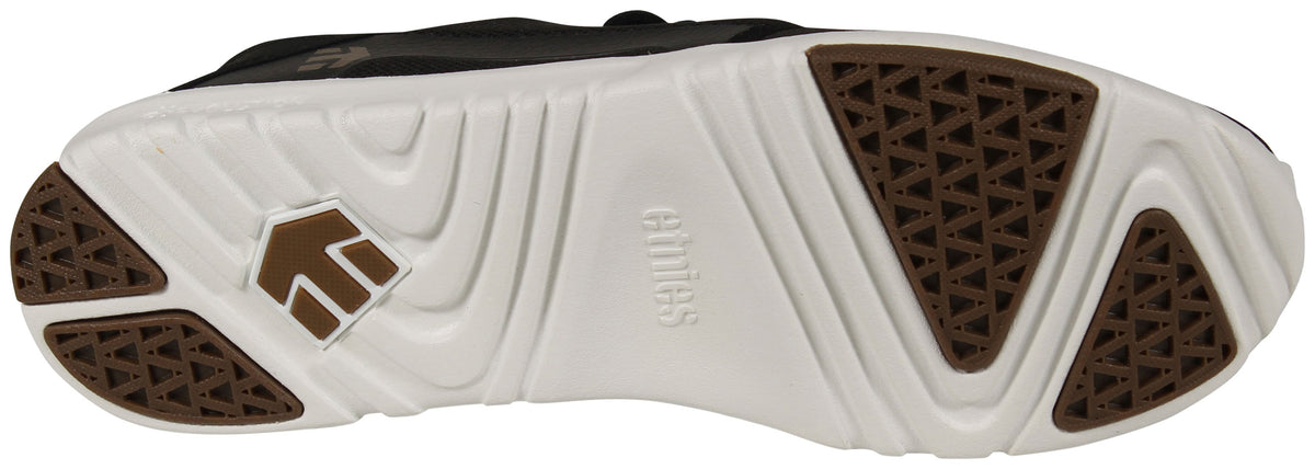 Etnies Scout Shoe - Black / White / Gum – sole view
