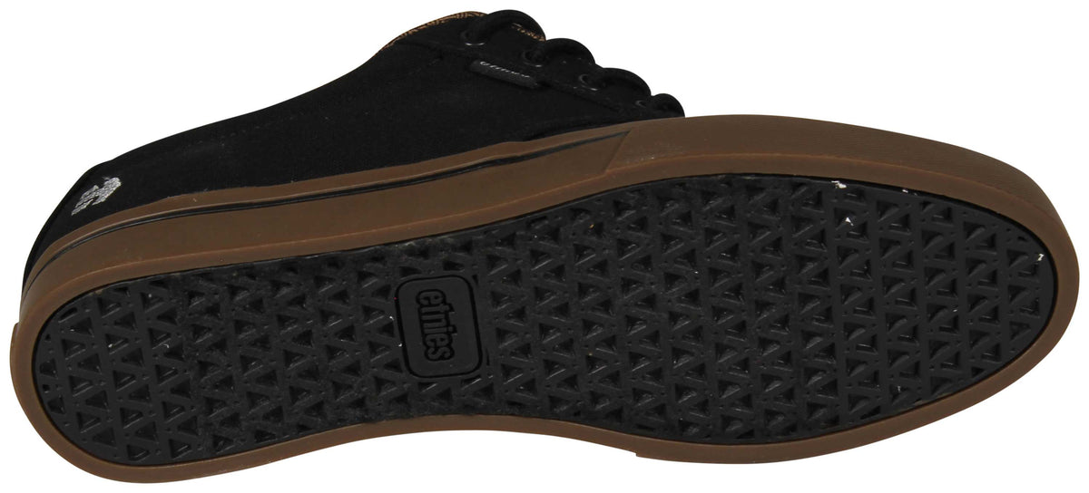 Etnies Jameson 2 Eco Shoe - Black / Charcoal / Gum – sole view