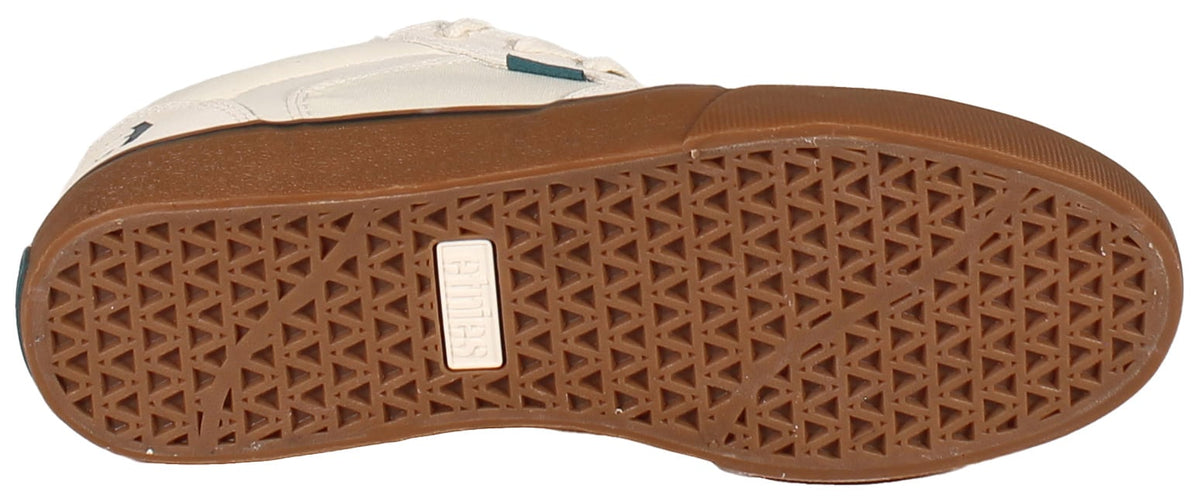 Etnies Barge LS Shoe - White / Blue / Gum – sole view