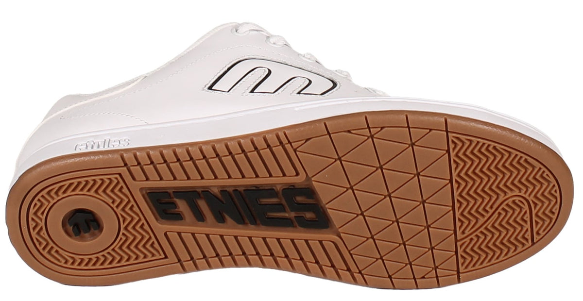 Etnies Callicut Shoe - White / Black – sole view