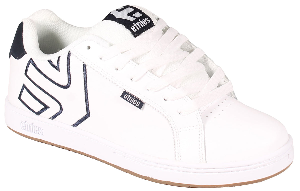 Etnies Fader Shoe - White / White / Navy