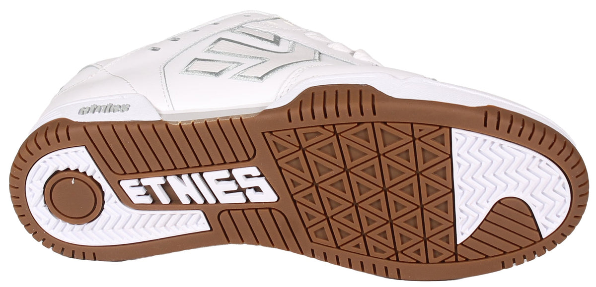 Etnies Faze Shoe - White / White / Gum – sole view