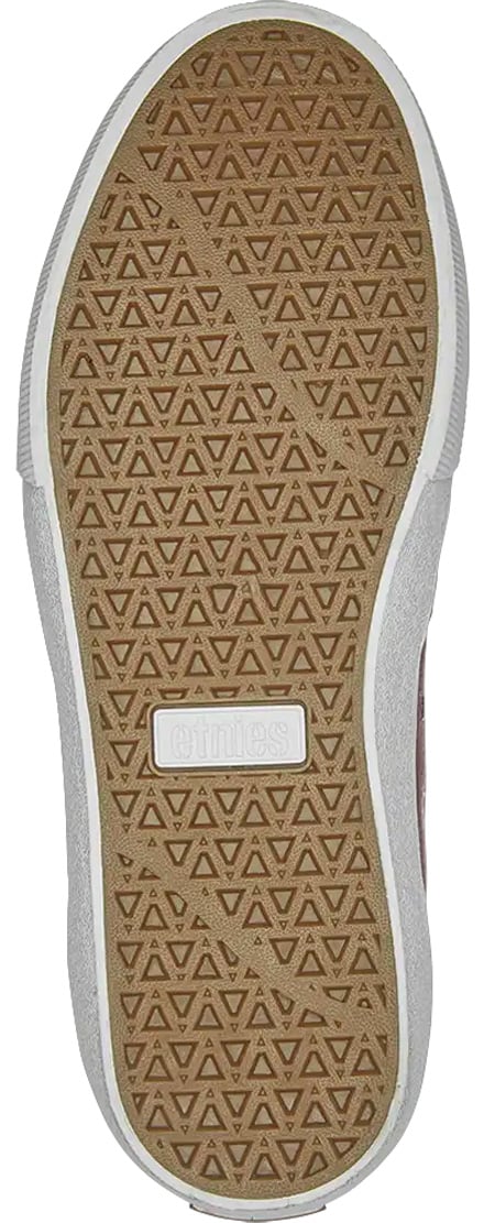 Etnies Barge LS Shoe - Maroon – sole view