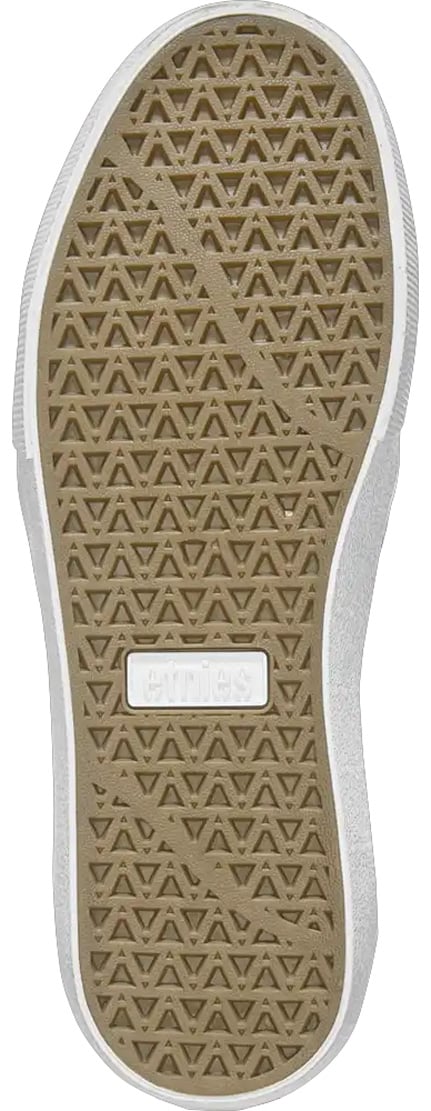 Etnies Barge LS Shoe - Brown / Blue – sole view