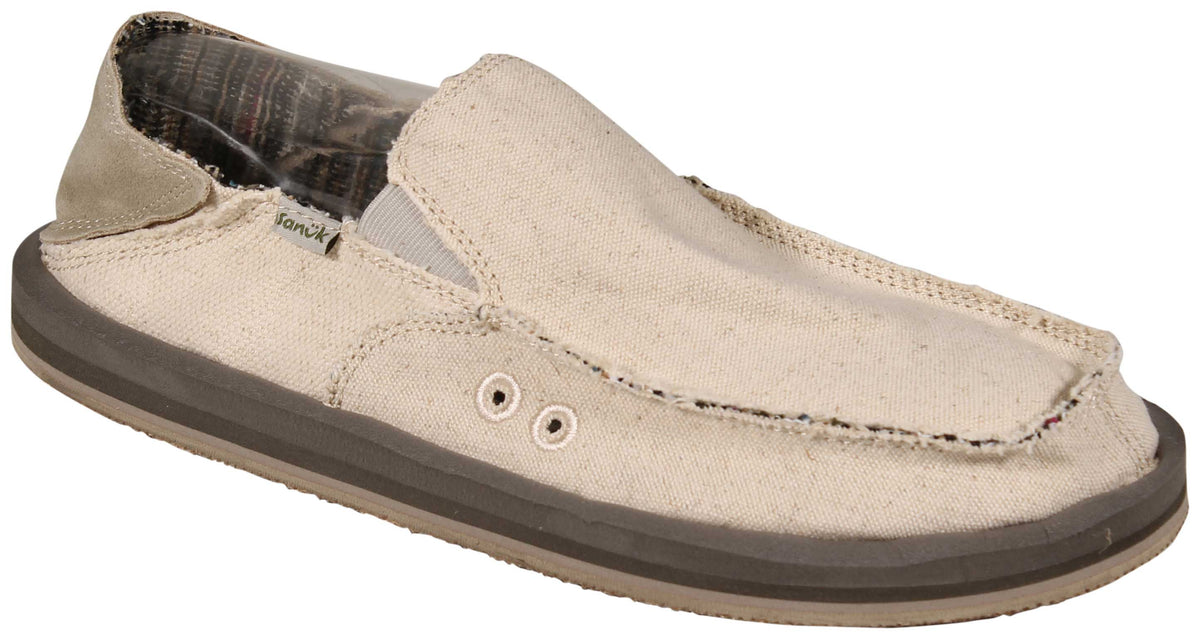 Sanuk Vagabond ST Sidewalk Surfer - Natural, front view
